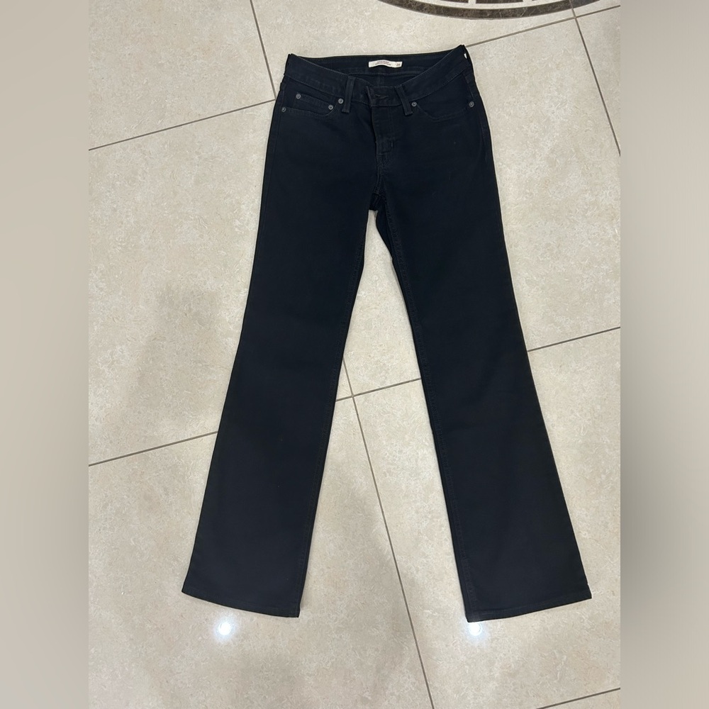 Levi’s super low bootcut jeans
